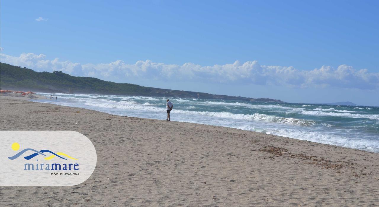 Miramare Struttura Sulla Spiaggia Platamona Eksteriør bilde