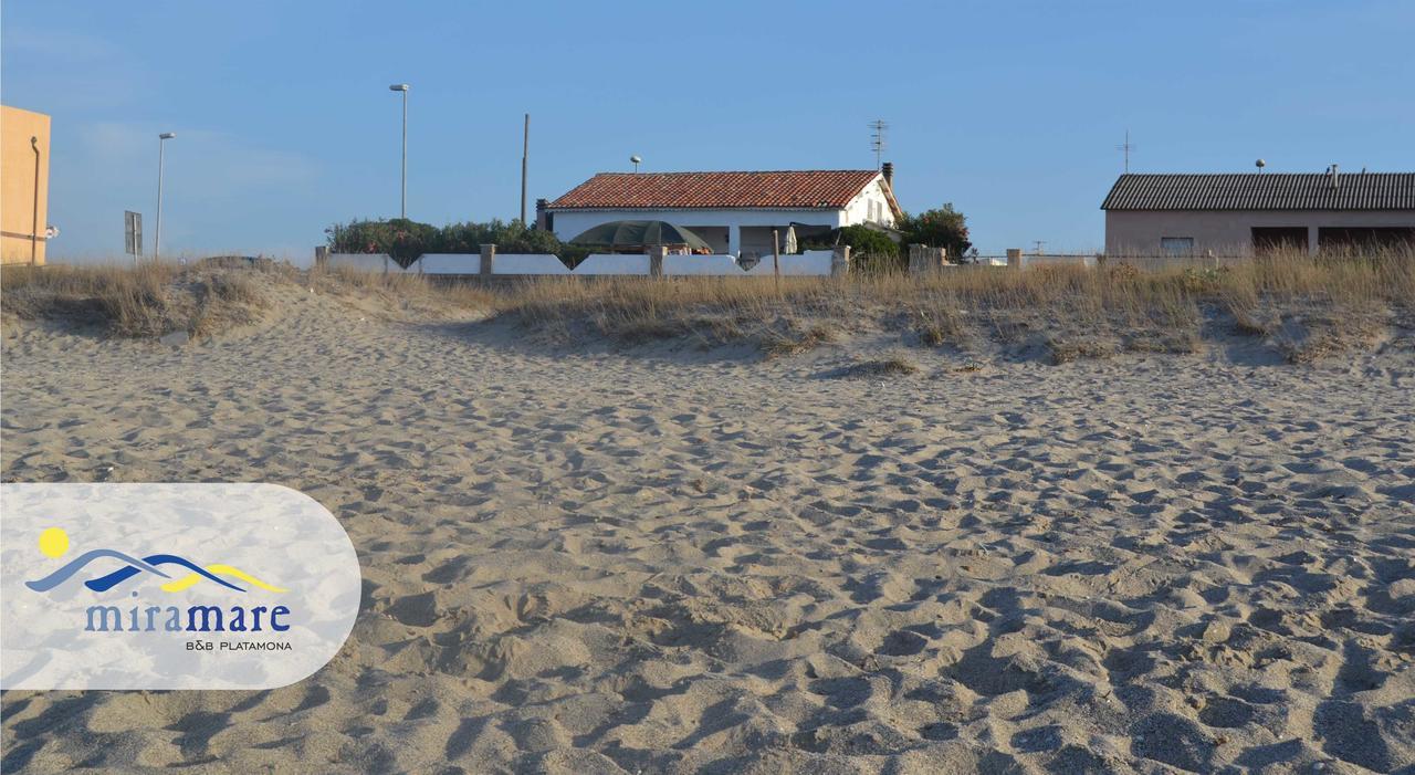 Miramare Struttura Sulla Spiaggia Platamona Eksteriør bilde